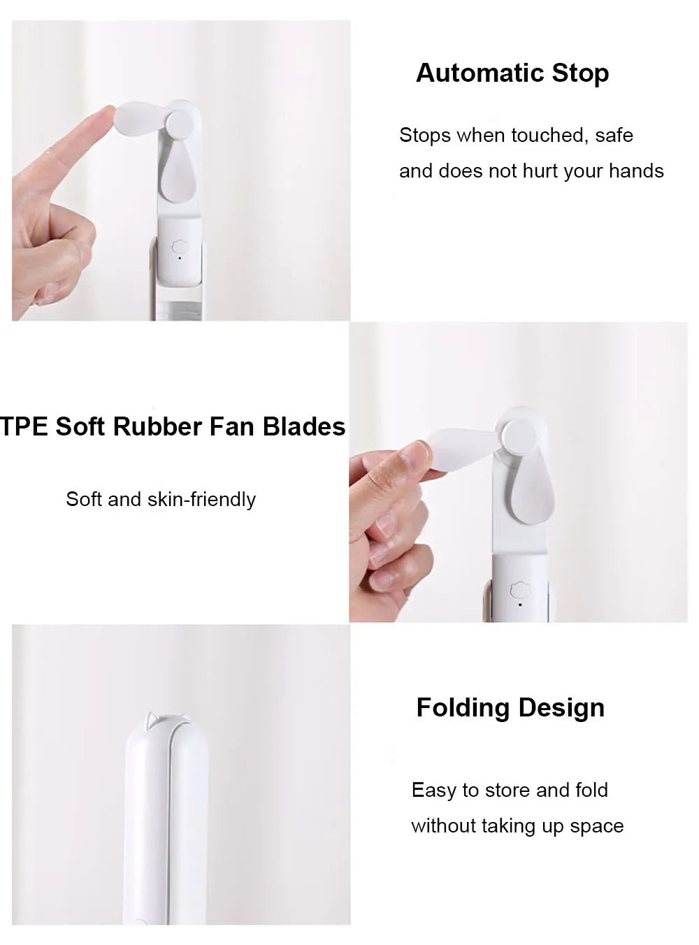 Foldable Rechargeable Fan