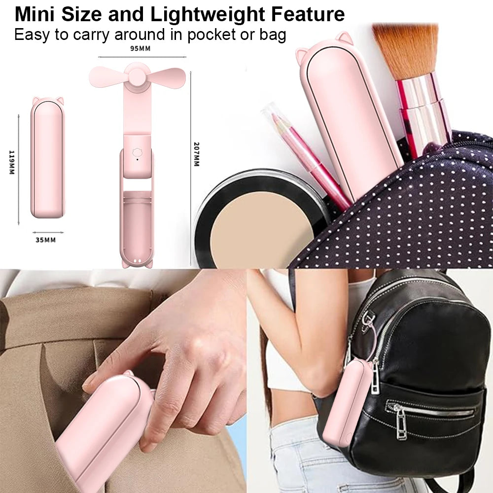 Foldable Rechargeable Fan