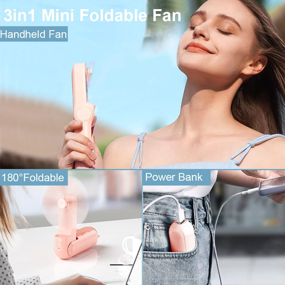 Foldable Rechargeable Fan