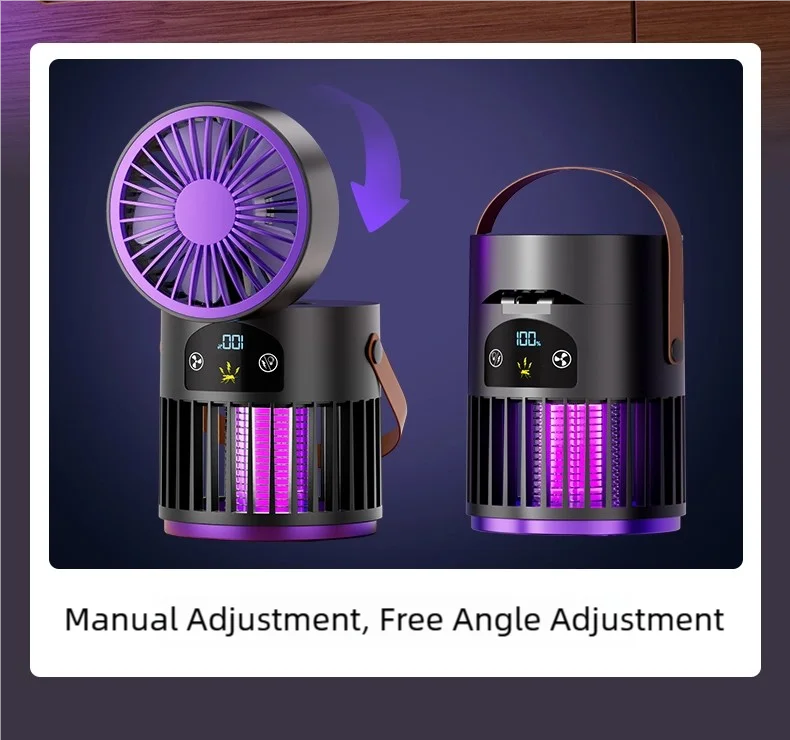6-in-1 Mosquito Killer Lamp with Fan & Night Light