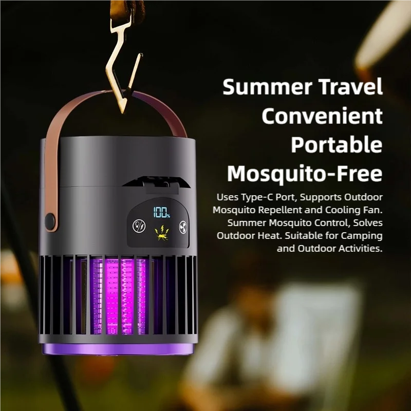 6-in-1 Mosquito Killer Lamp with Fan & Night Light