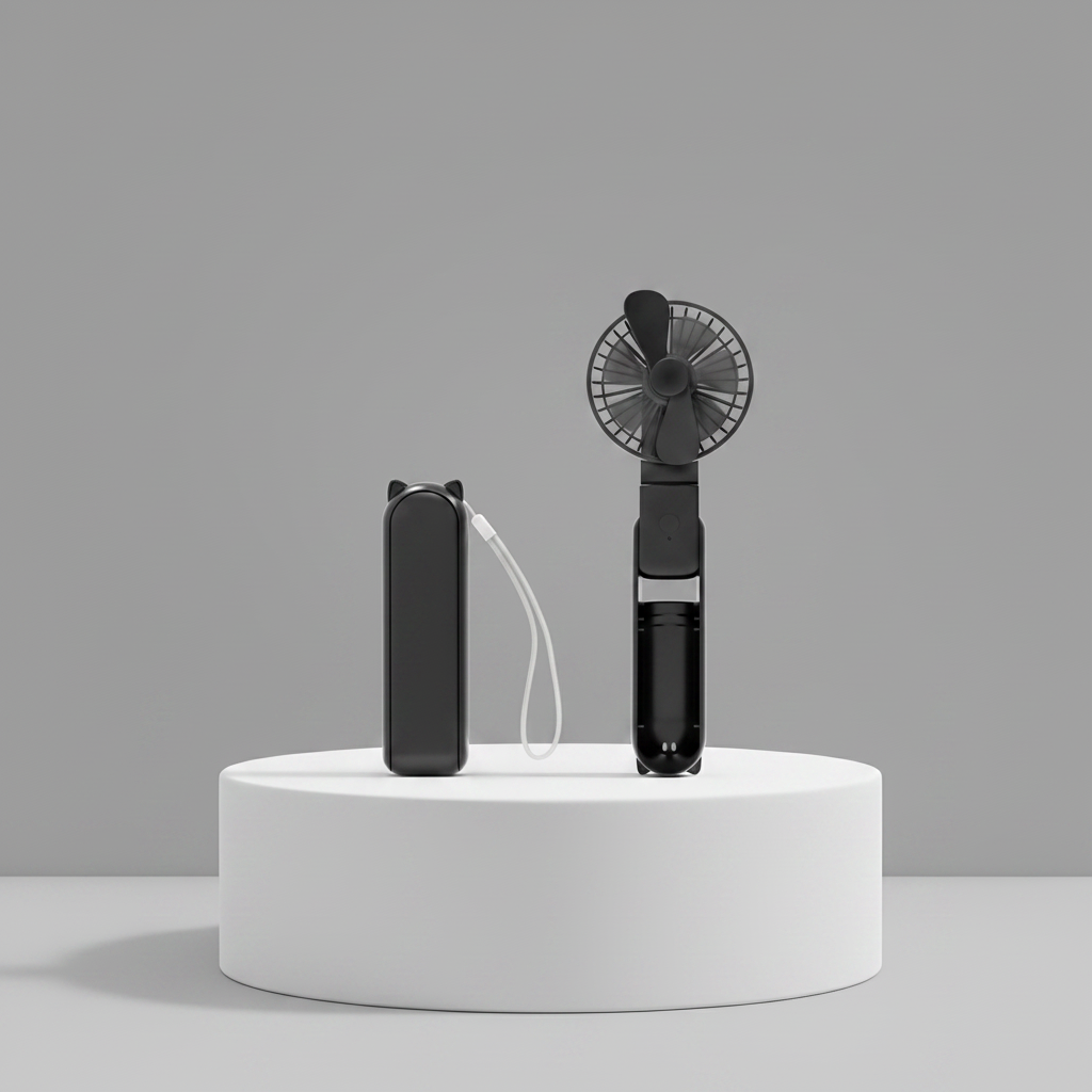 Black Mini Fan - Clean